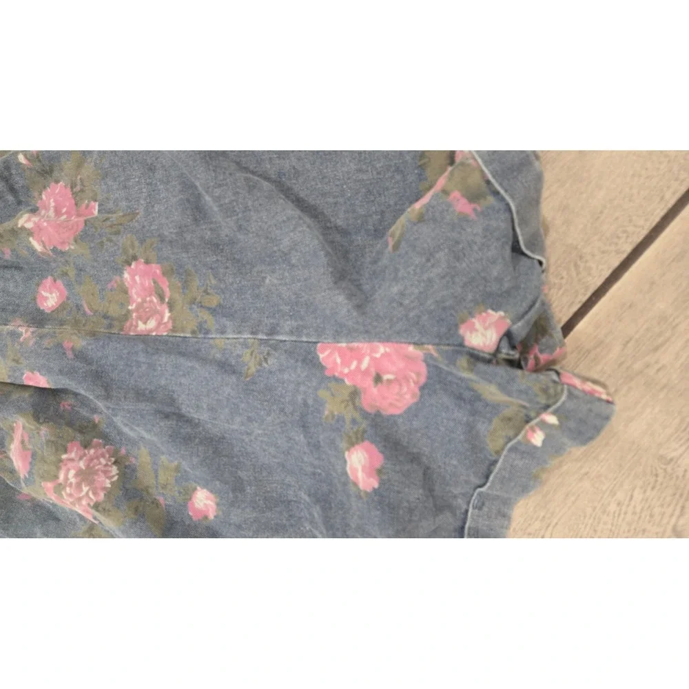 Vintage floral denim